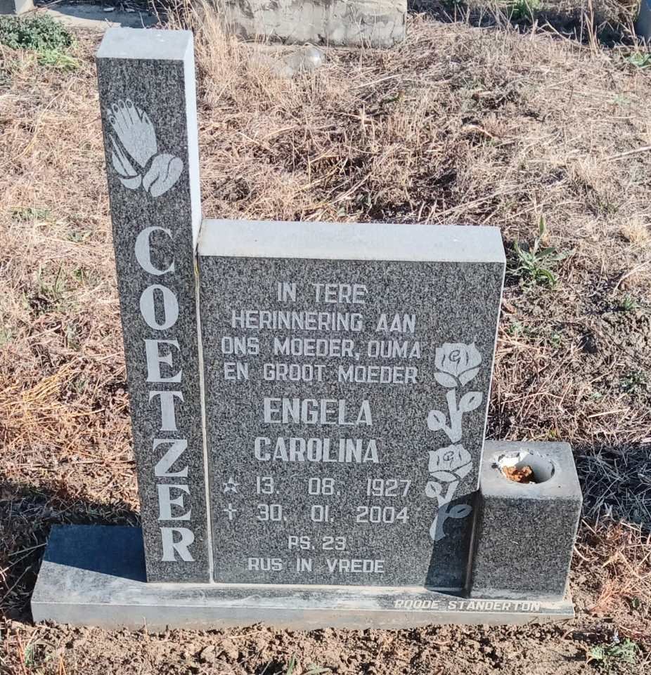COETZER Engela Carolina 1927-2004