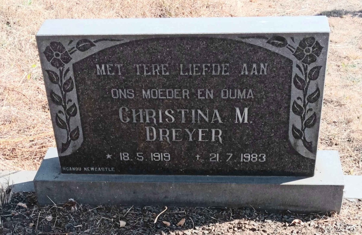 DREYER Christina M. 1919-1983