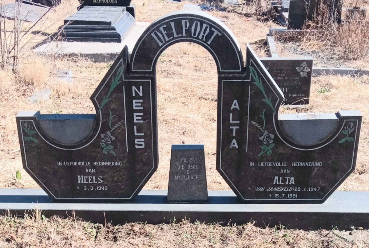 DELPORT Neels 1943- & Alta VAN JAARSVELD 1947-1991