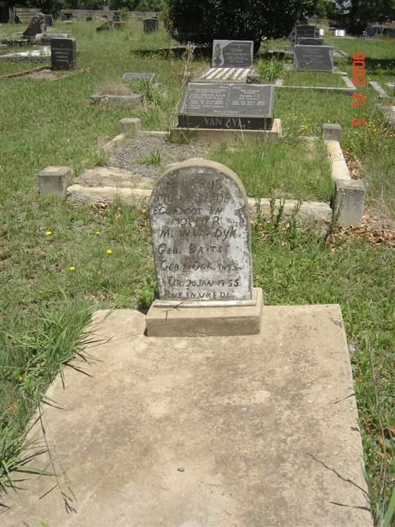 DYK M.W., van nee 1895-1955