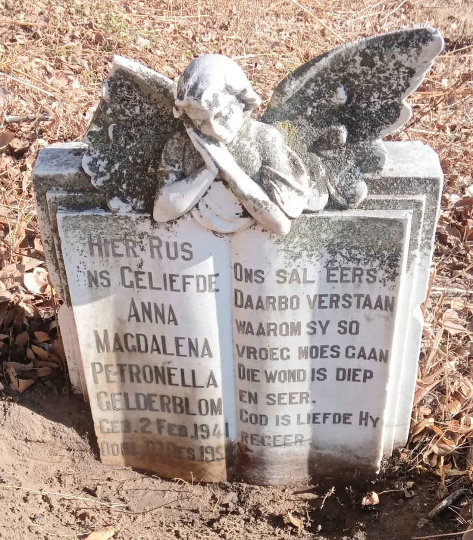 GELDERBLOM Anna Magdalena Petronella 1941-195?