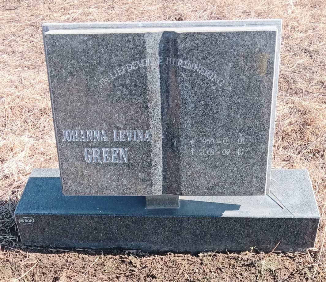 GREEN Johanna Levina 1950-2003