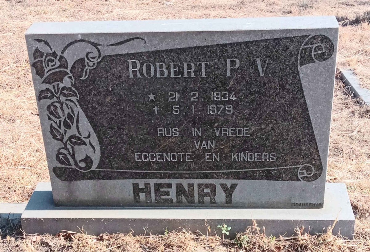 HENRY Robert P.V. 1934-1979