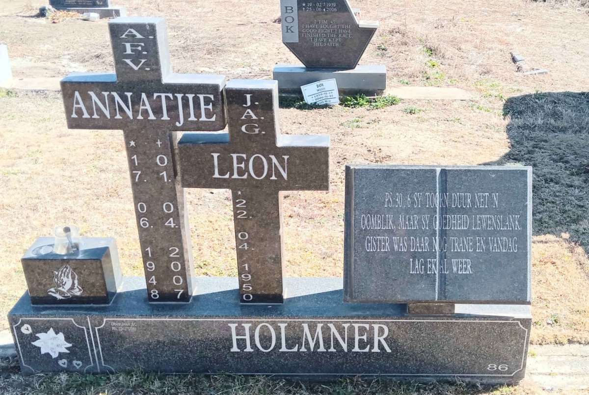 HOLMNER J.A.G. 1950- & A.F.V. 1948-2007