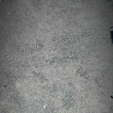 HARMSE Kalie 1936-1974