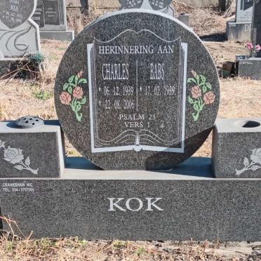 KOK Charles 1939-2006 & Babs 1939-
