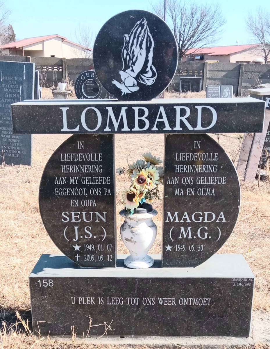 LOMBARD J.S. 1949-2009 & M.G. 1949-