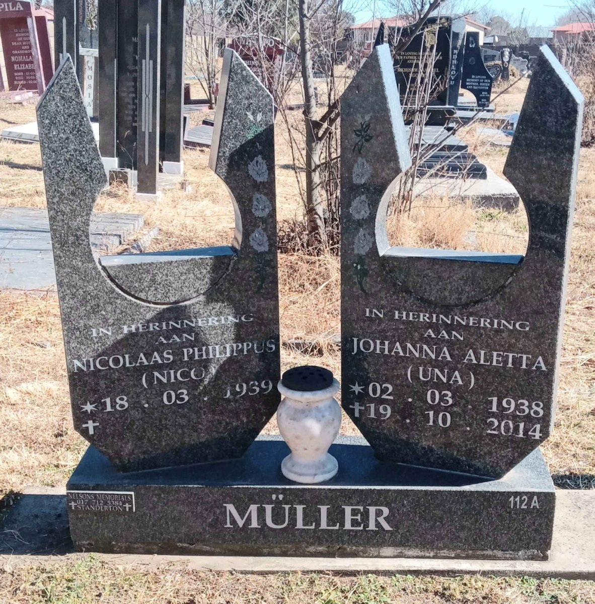 MULLER Nicolaas Philippus 1939- & Johanna Aletta 1938-2014