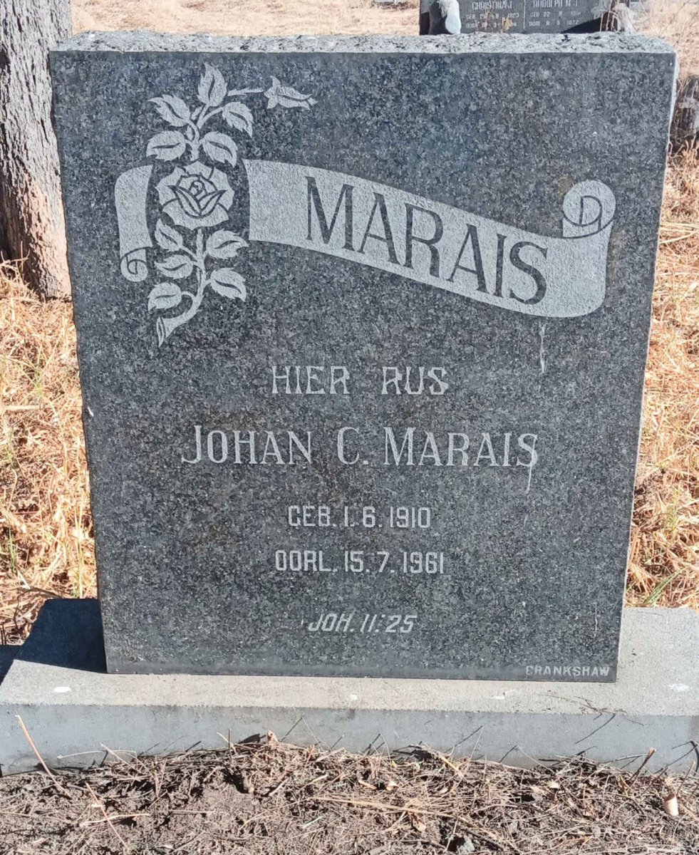 MARAIS Johan C. 1910-1961