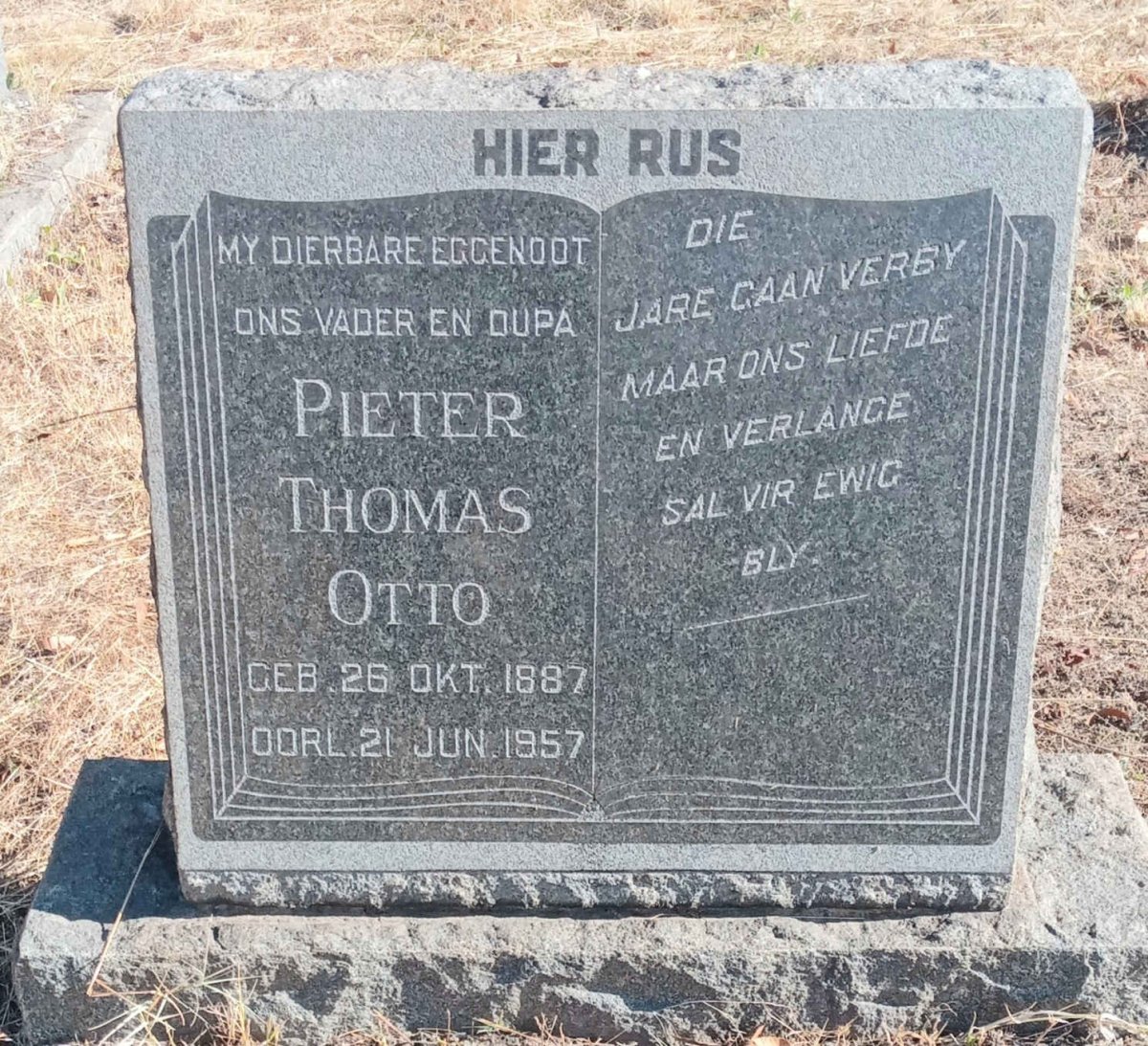 OTTO Pieter Thomas 1887-1957
