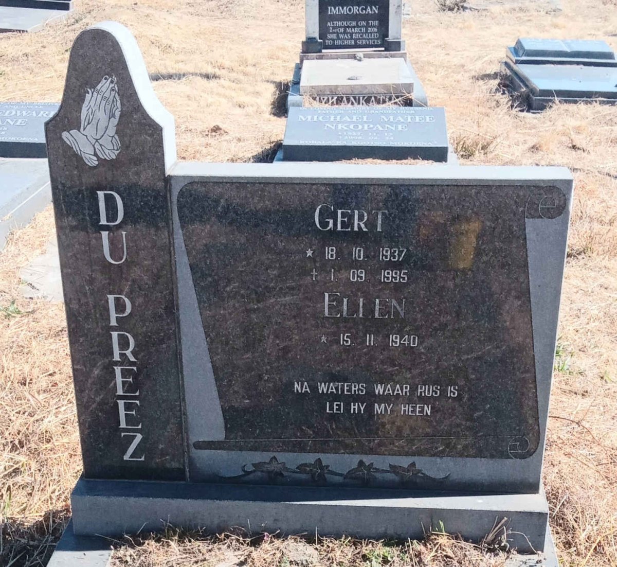 PREEZ Gert, du 1937-1995 & Ellen 1940-