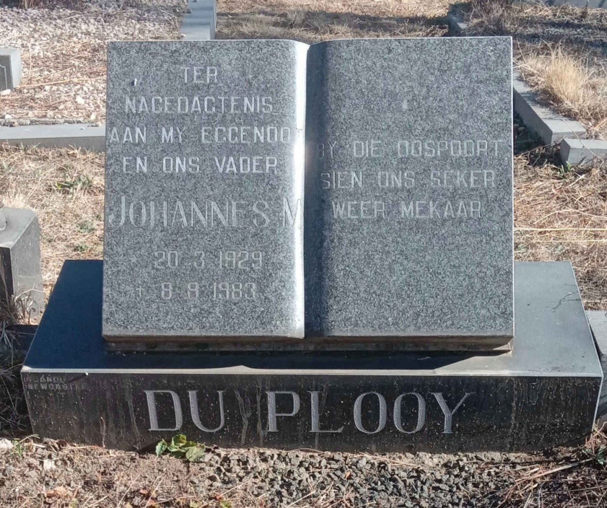 PLOOY Johannes M., du 1929-1983