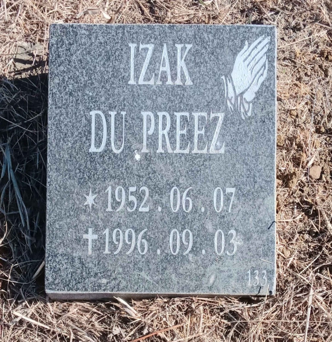 PREEZ Izak, du 1952-1996
