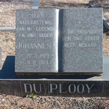 PLOOY Johannes M., du 1929-1983