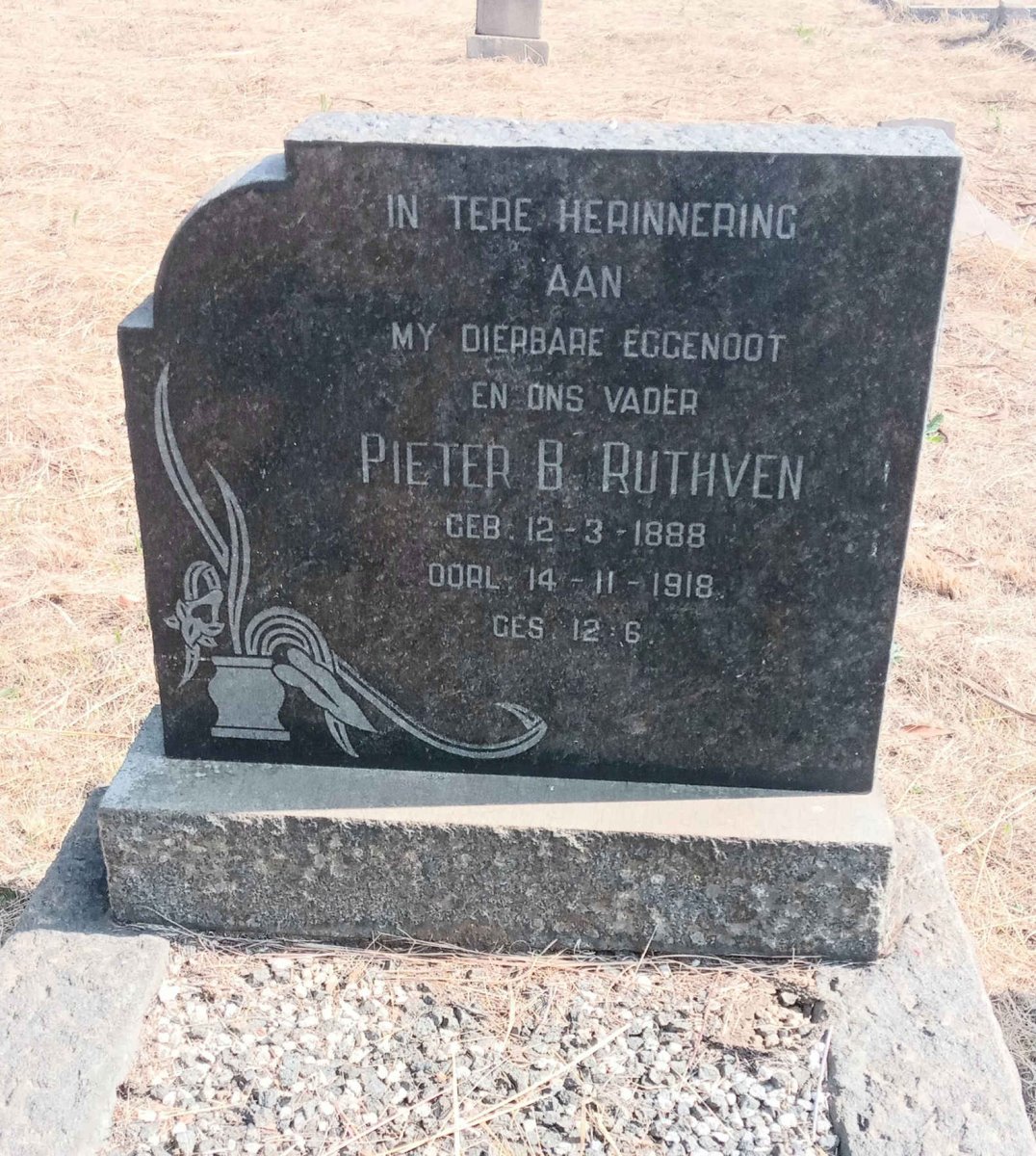 RUTHVEN Pieter B. 1888-1918