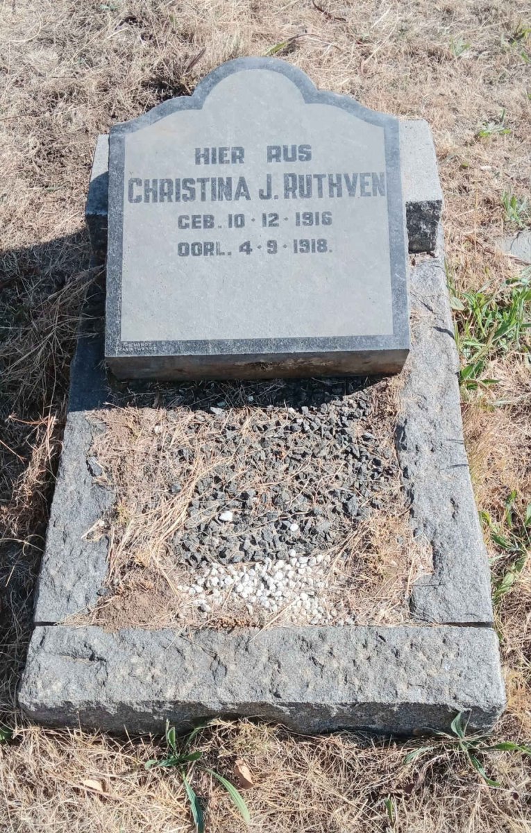 RUTHVEN Christina J. 1916-1918