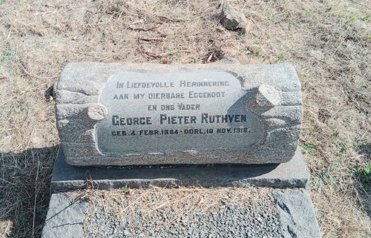 RUTHVEN George Pieter 1884-1918