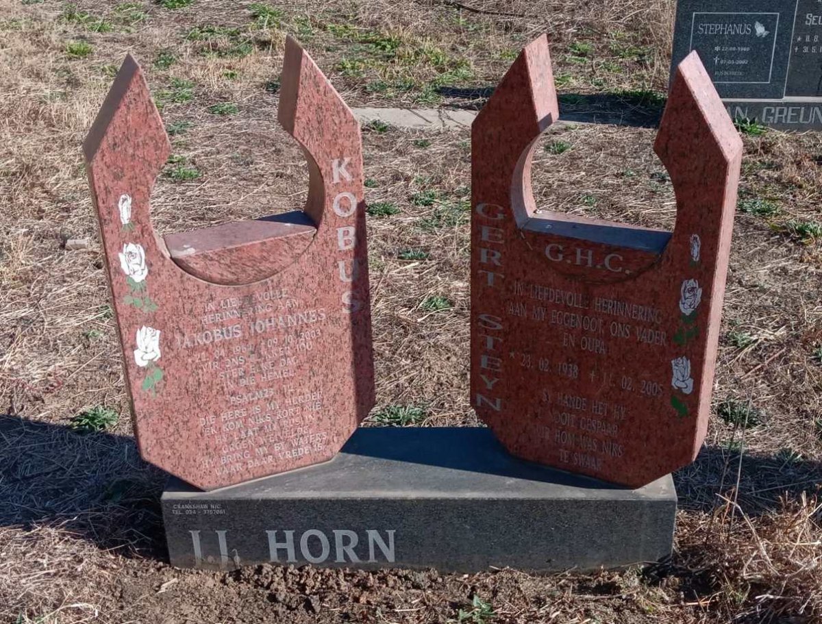 STEYN G.H.C. 1938-2005 :: HORN Jakobus Johannes 1960-2003