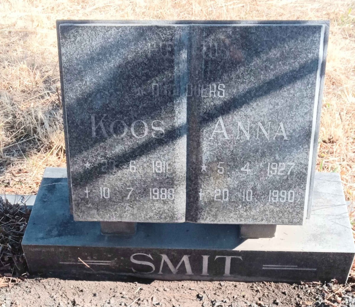 SMIT Koos 1916-1988 & Anna 1927-1990