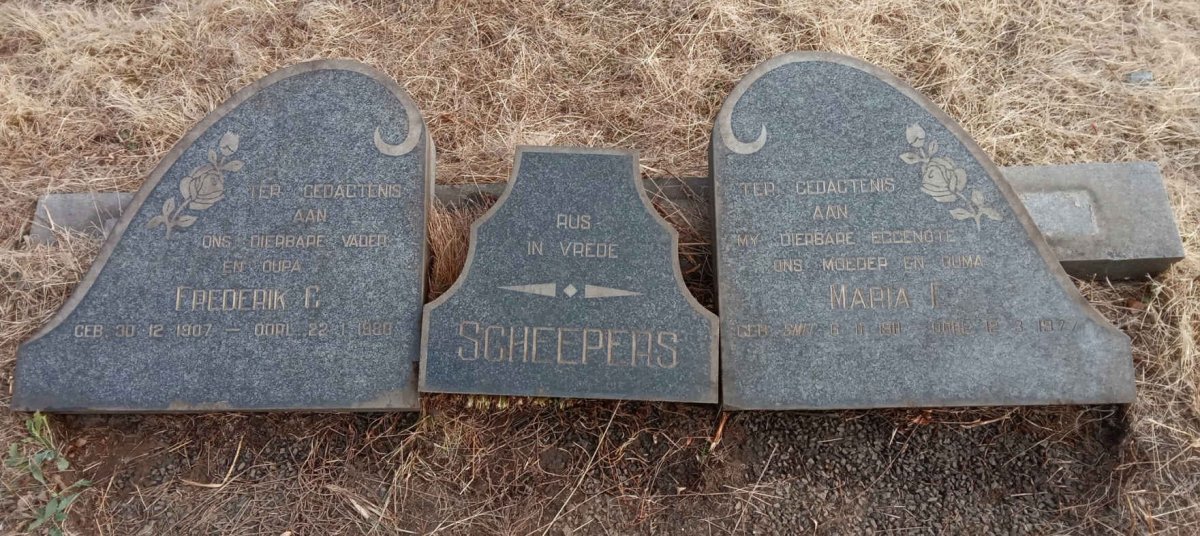 SCHEEPERS Frederik E. 1907-1980 & Maria J. SMIT 