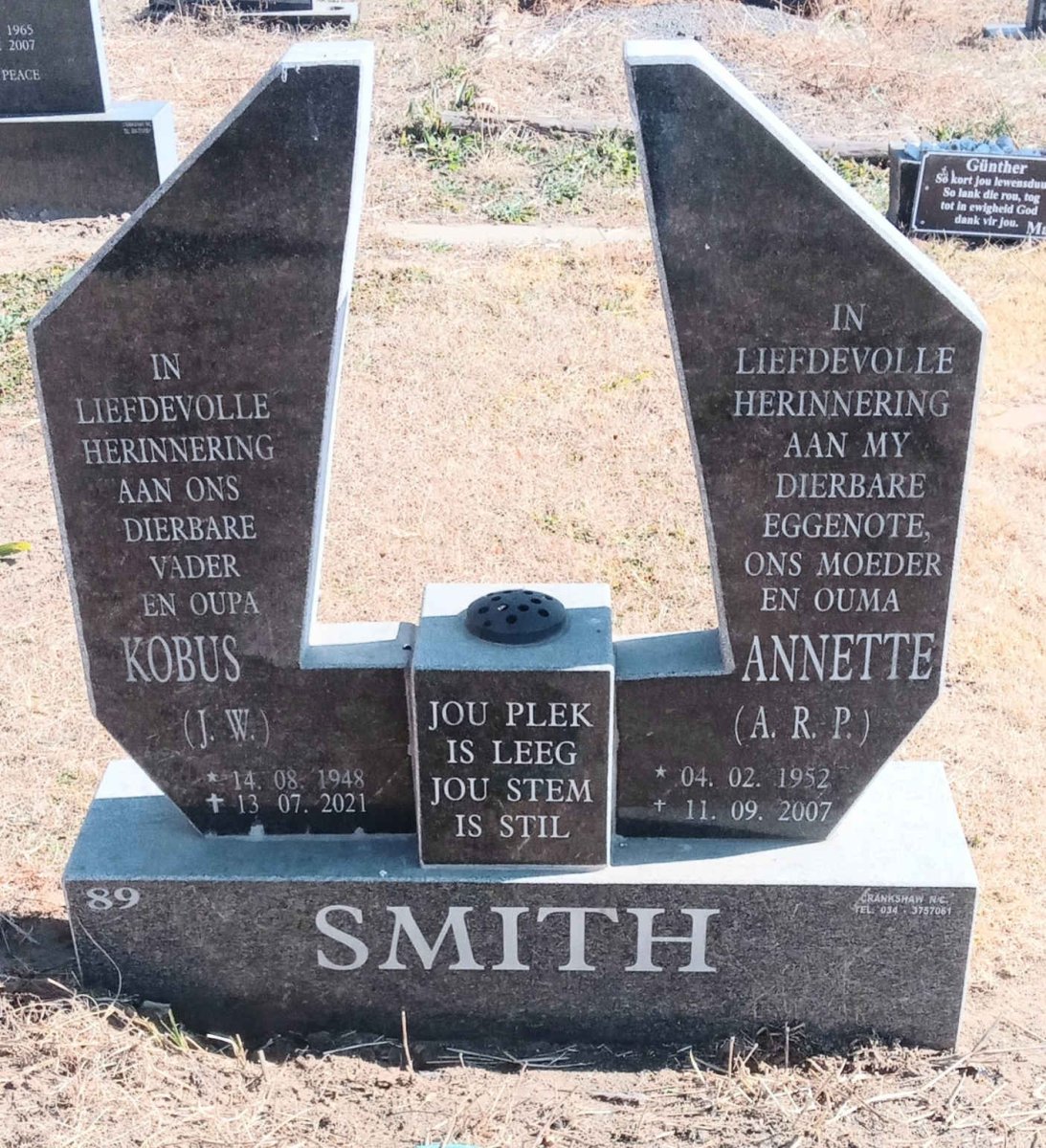 SMITH J.W. 1948-2021 & A.R.P. 1952-2007