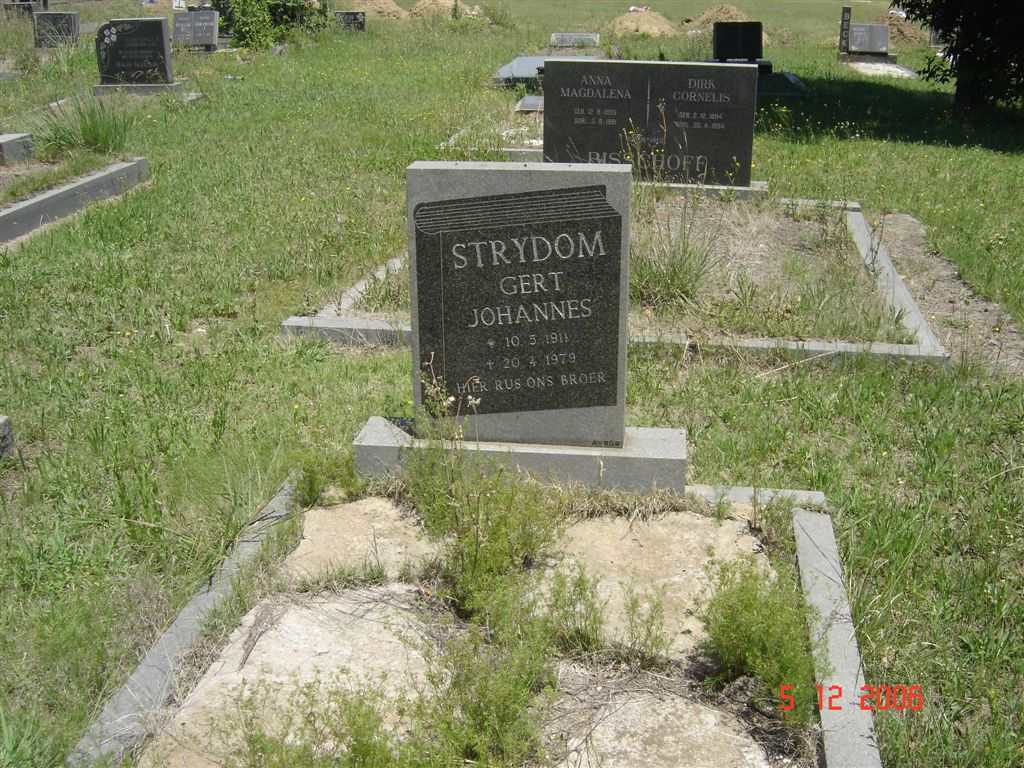 STRYDOM Gert Johannes 1911-1979