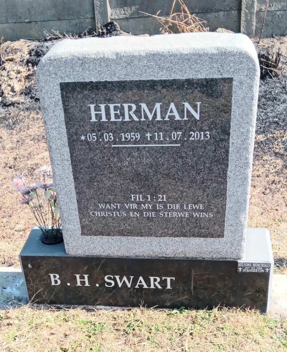 SWART B.H. 1959-2013 