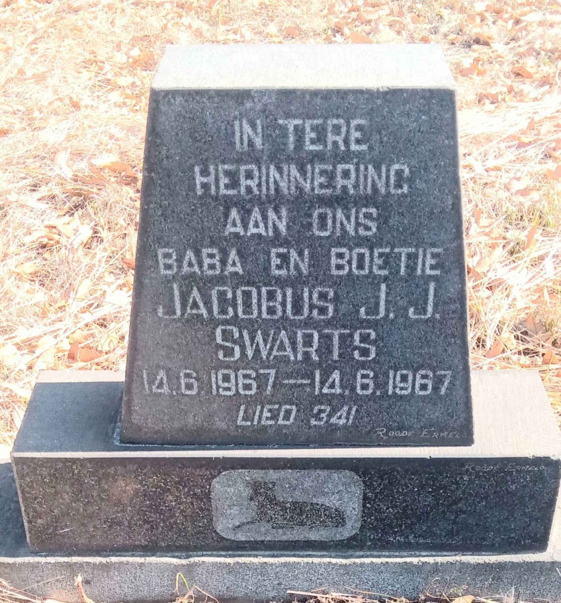 SWARTS Jacobus J.J. 1967-1967