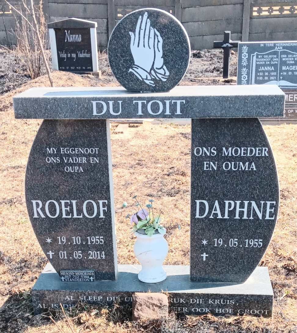 TOIT Roelof, du 1955-2014 & Daphne 1955-