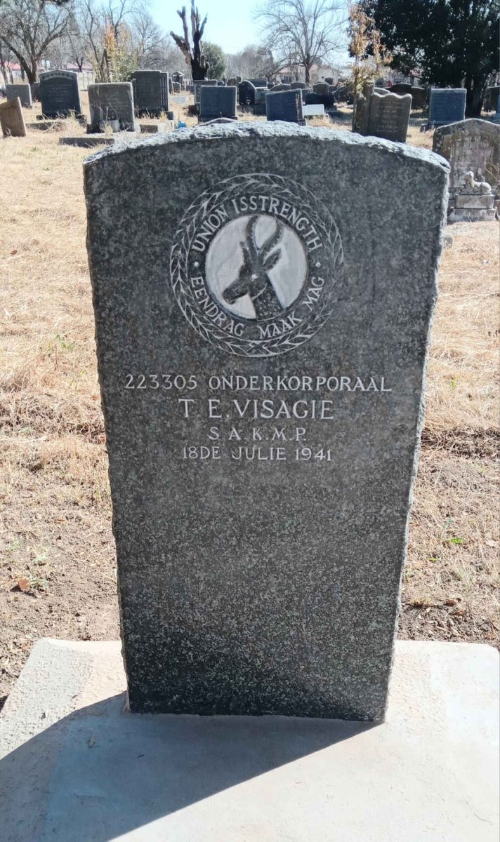 VISAGIE T.E. -1941