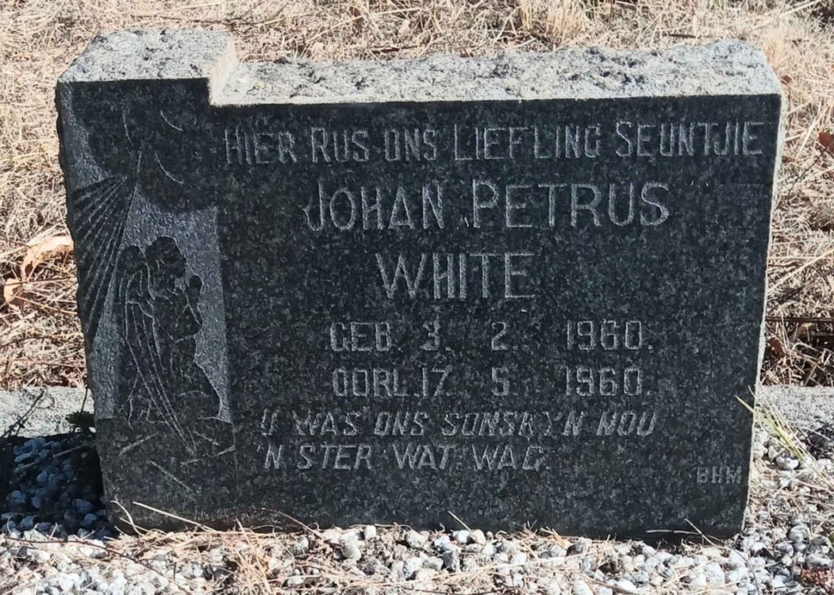 WHITE Johan Petrus 1960-1960