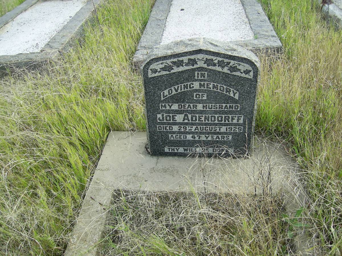 ADENDORFF Joe -1929