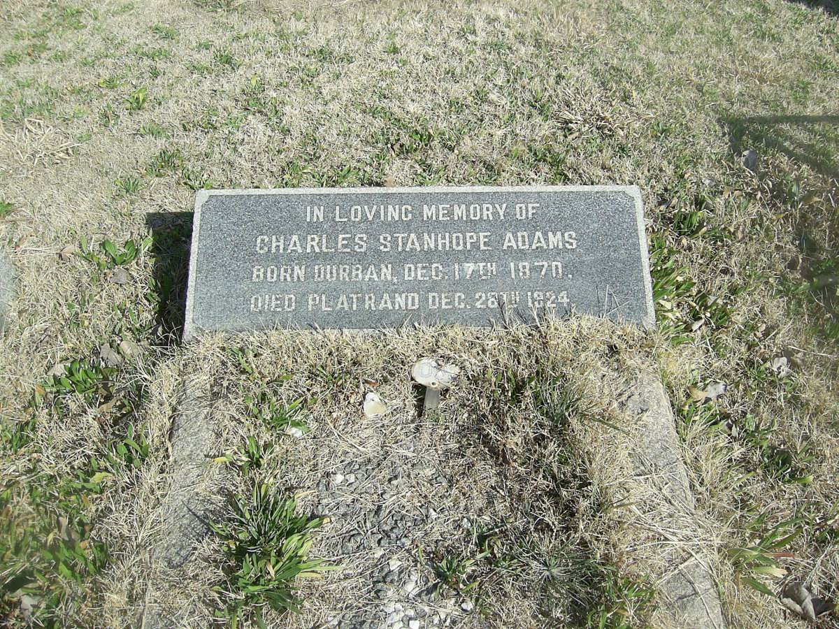 ADAMS Charles Stanhope 1870-1924
