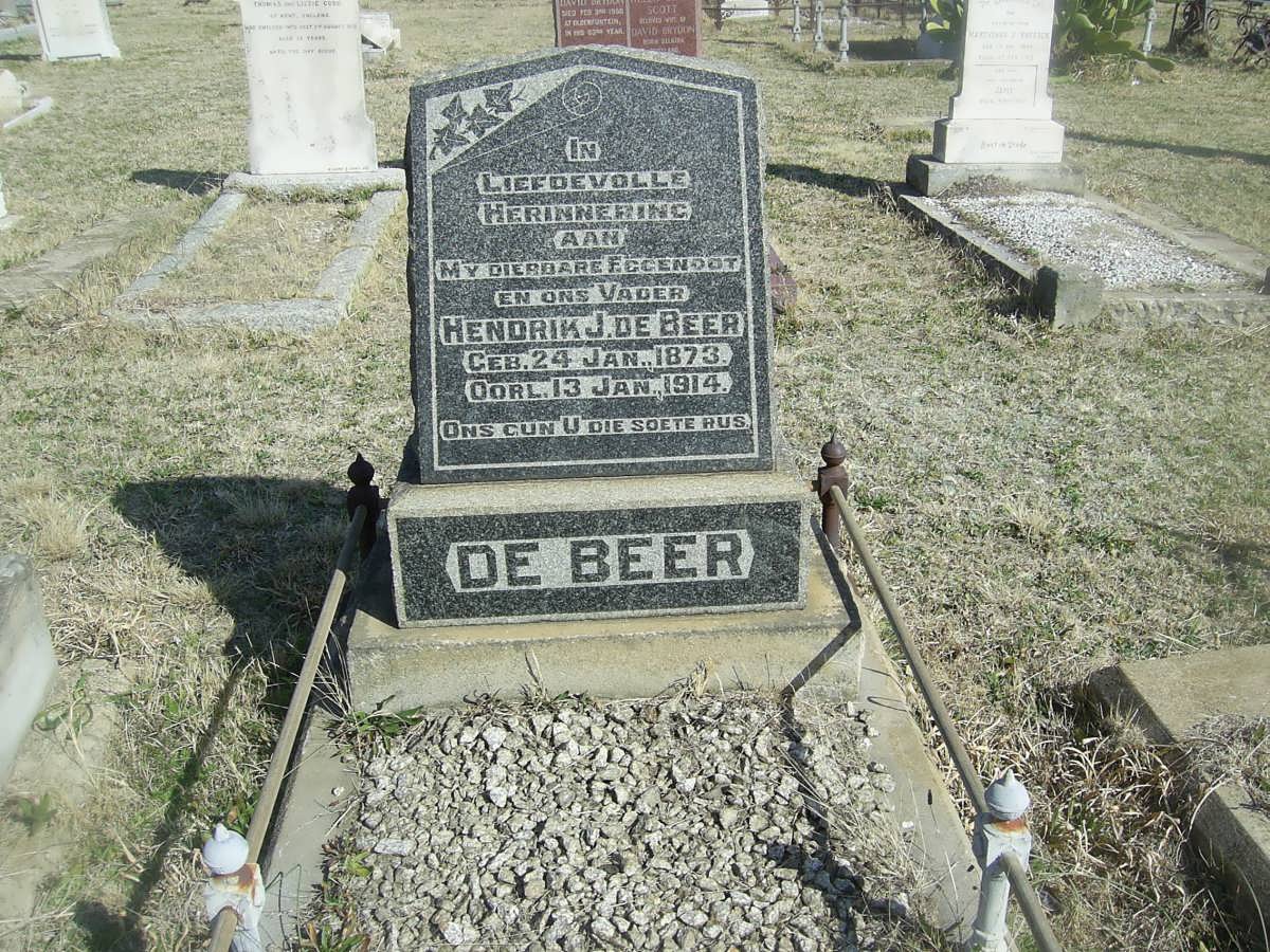 BEER Hendrik J., de 1873-1914