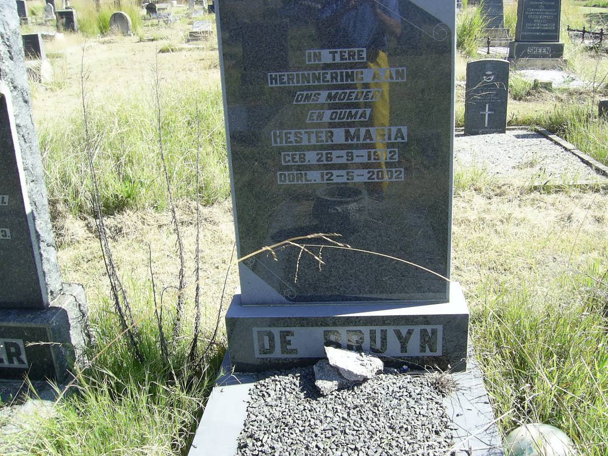 BRUYN Hester Maria, de 1912-2002