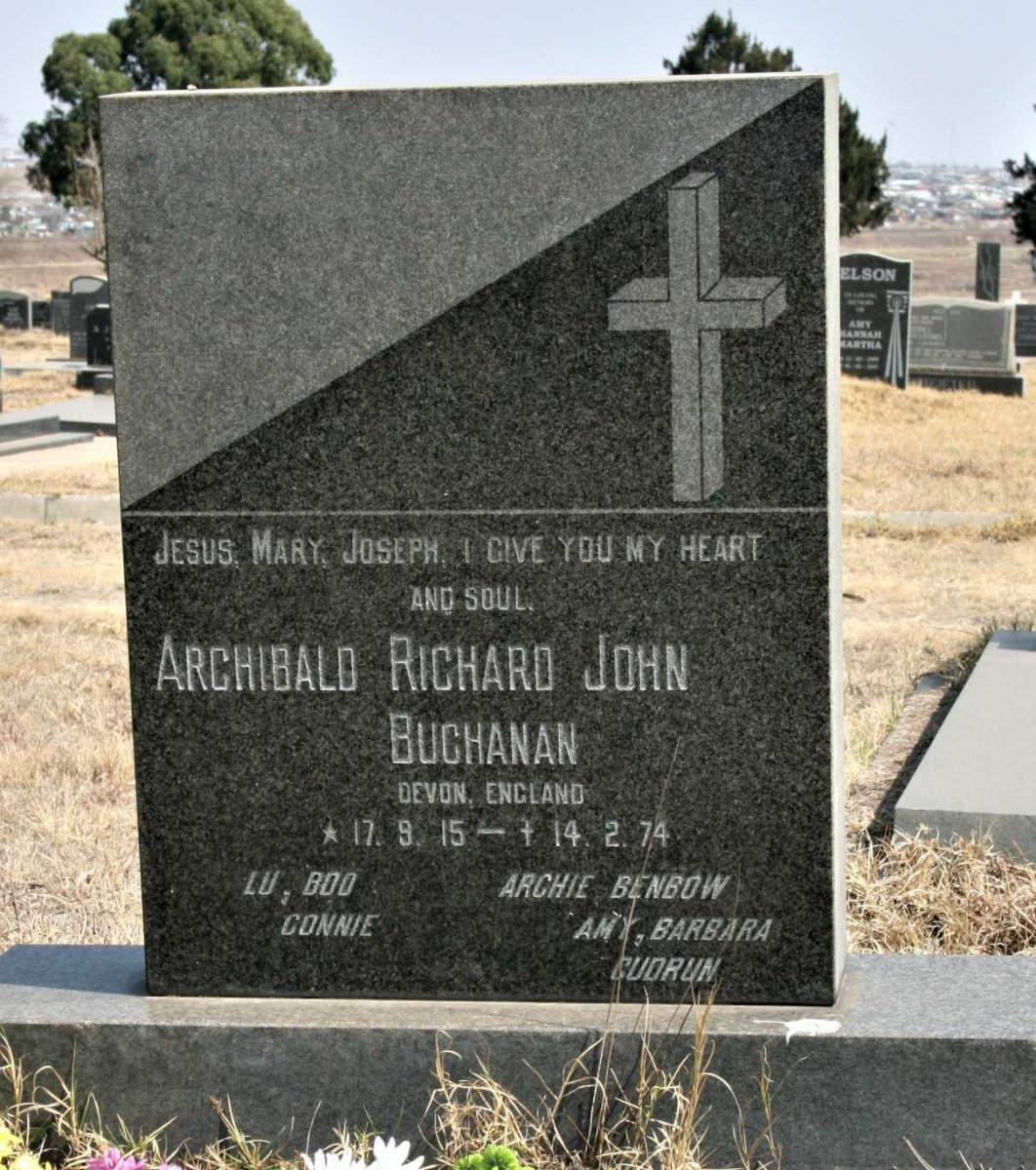BUCHANAN Archibald Richard John 1915-1974