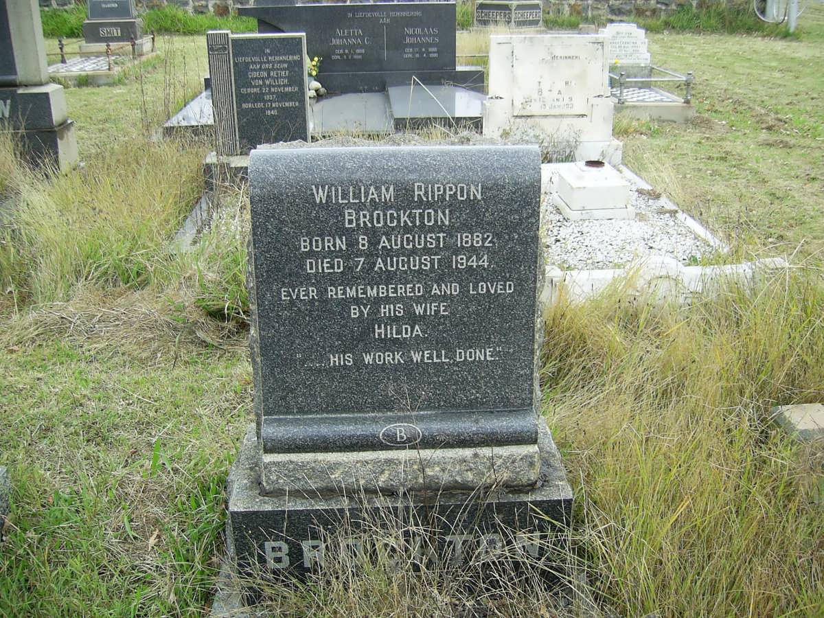 BROCKTON William Rippon 1882-1944