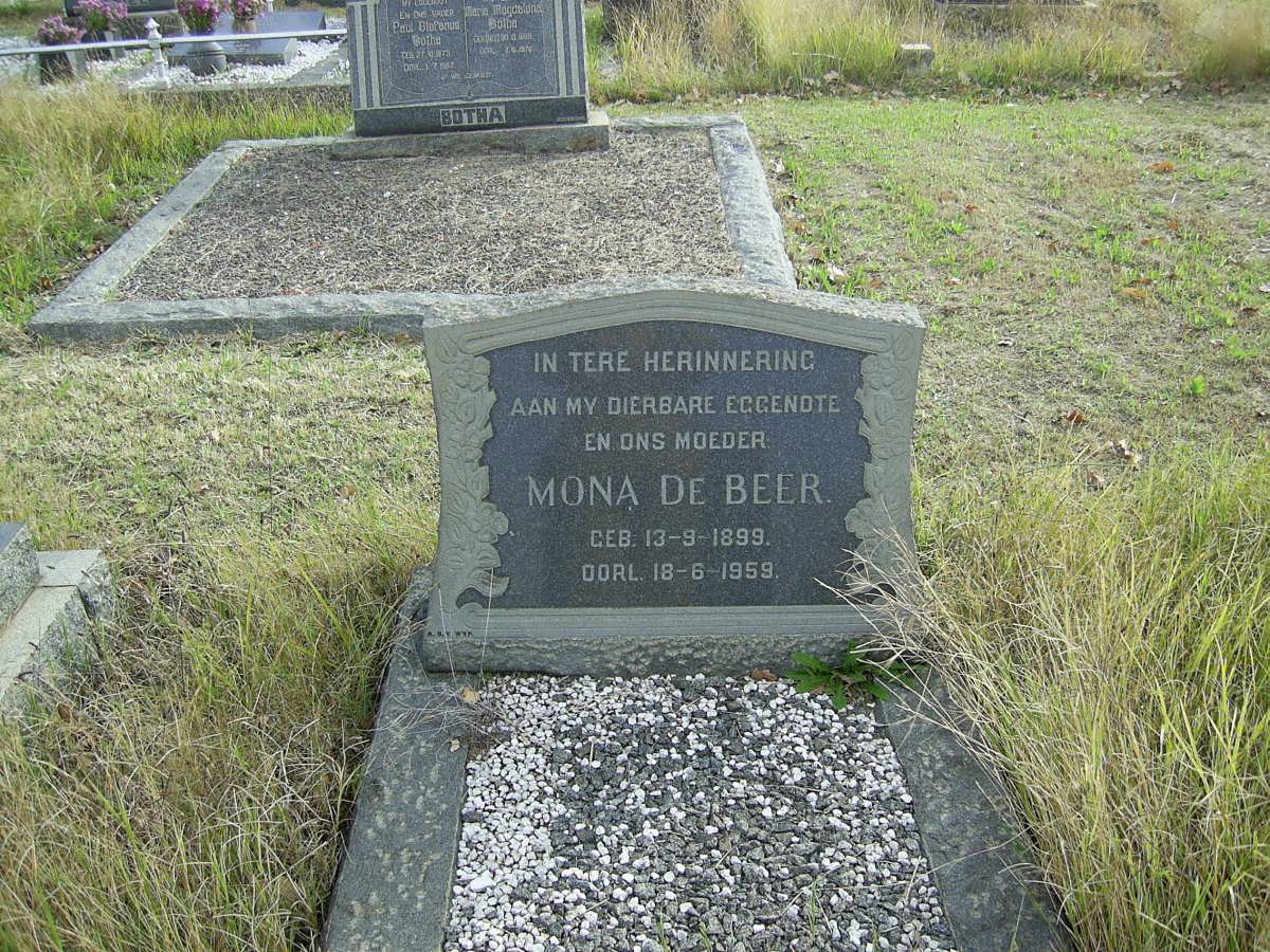 BEER Mona, de 1899-1959
