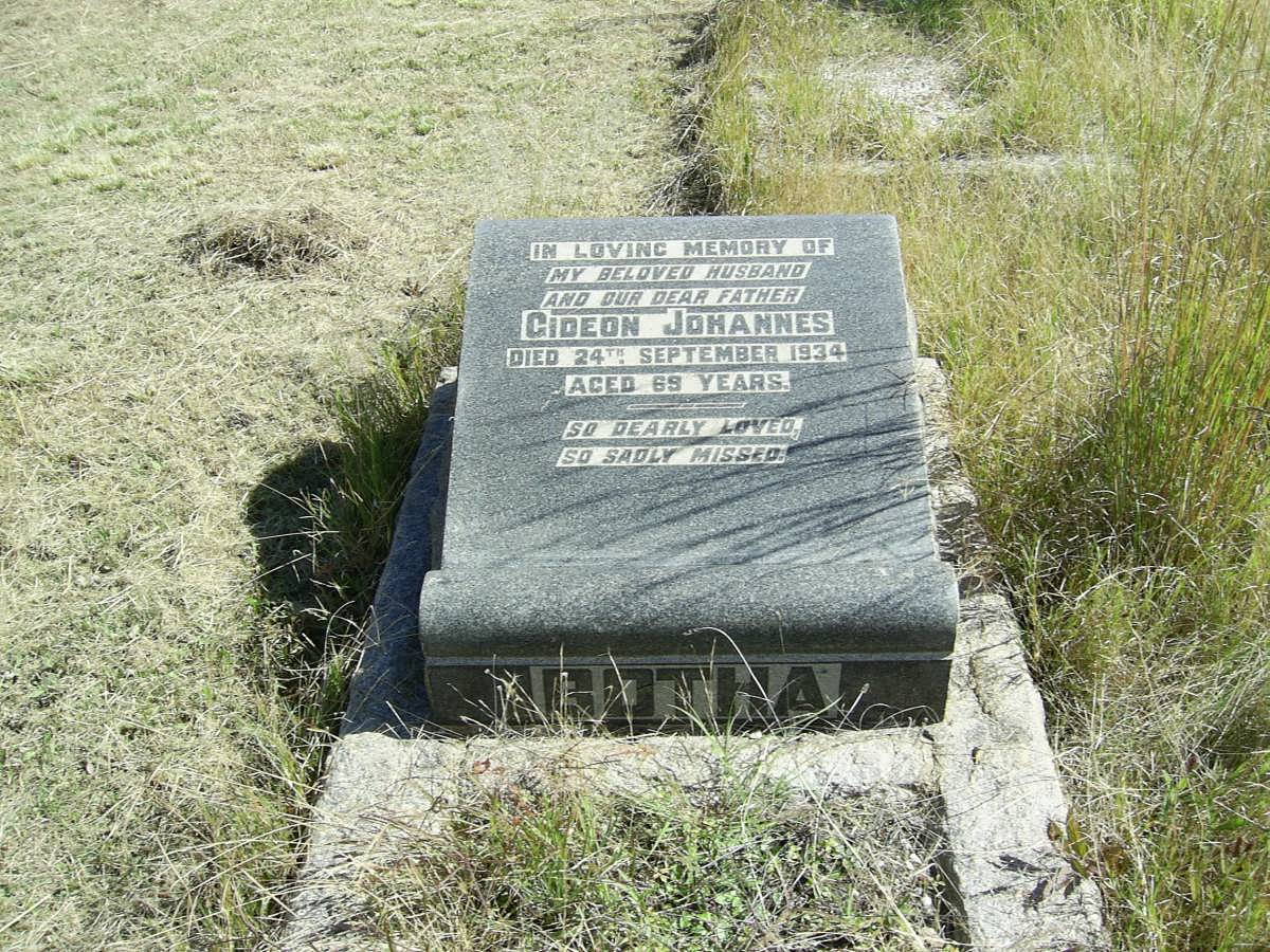 BOTHA Gideon Johannes -1934