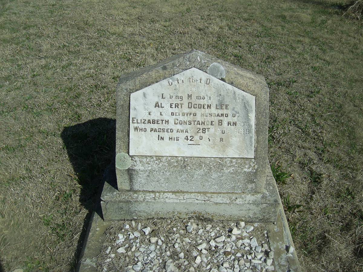 BURNETT Albert Ogden Lee  -1919