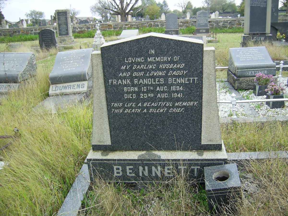 BENNETT Frank Randles 1894-1941