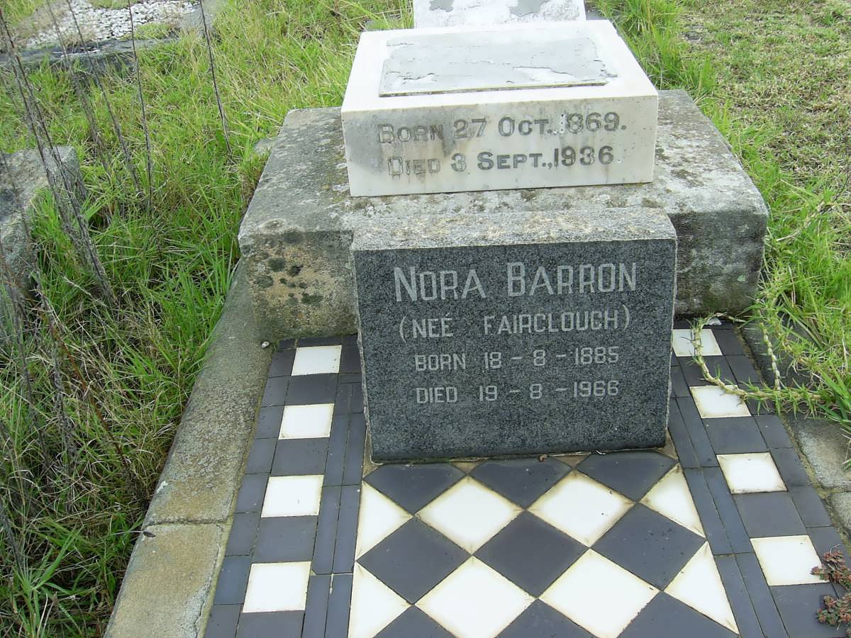 BARRON Nora nee FAIRCLOUGH 1885-1966