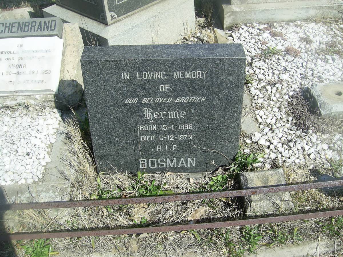 BOSMAN Kermie 1898-1973