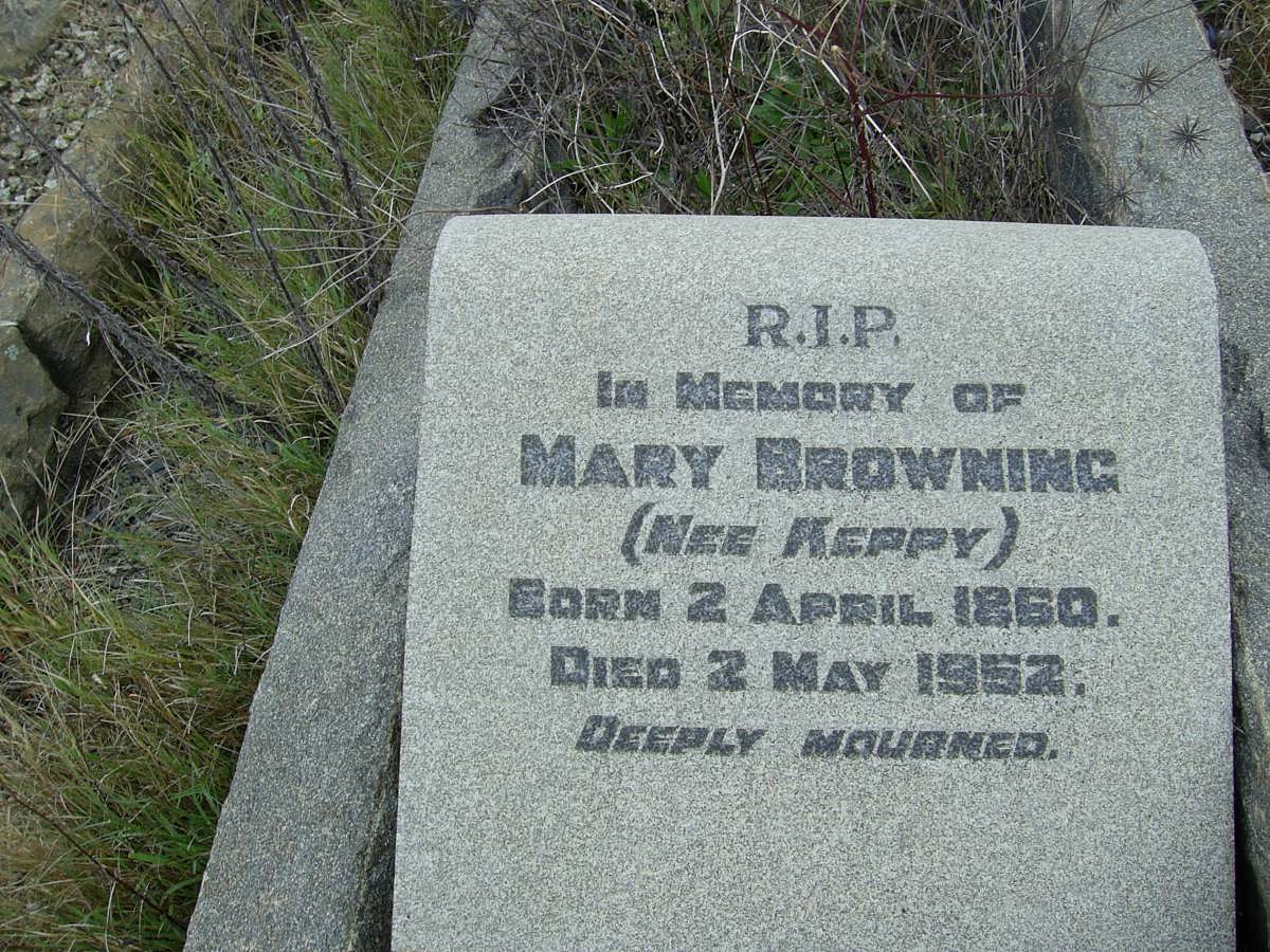 BROWNING Mary nee KEPPY 1860-1952