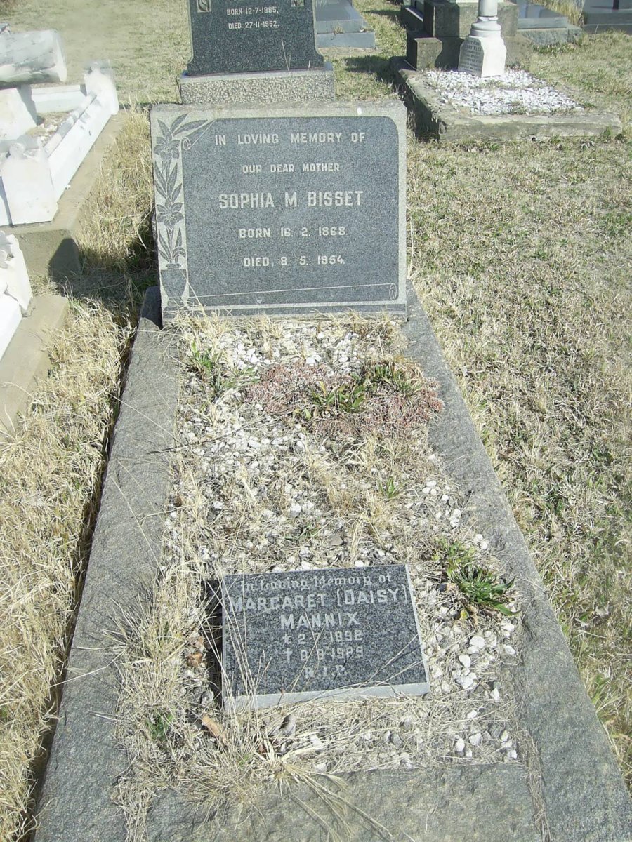 BISSET Sophia M. 1868-1954