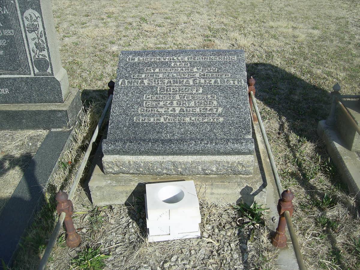 BOSHOFF Anna Susanna Elizabeth nee WESSELS 1900-1947