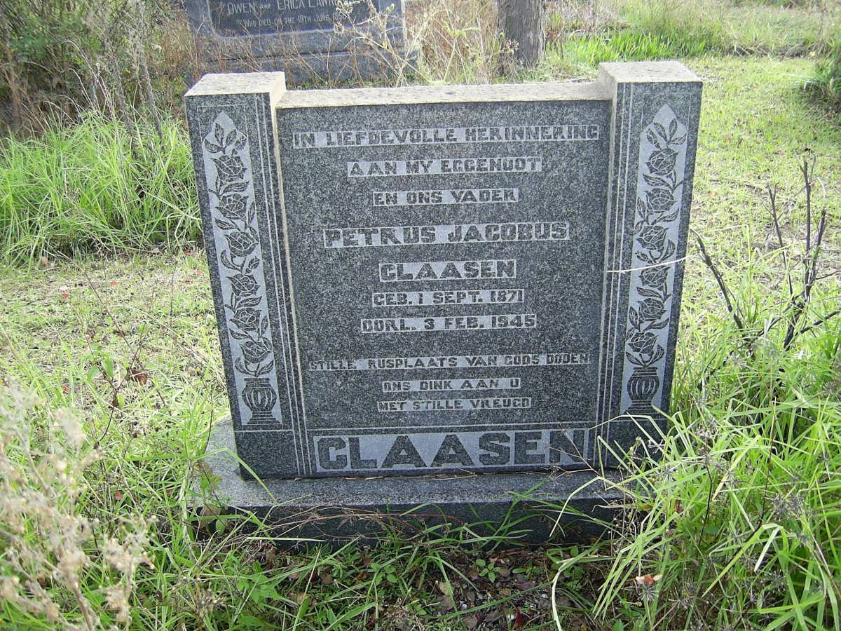 CLAASEN Petrus Jacobus 1871-1945