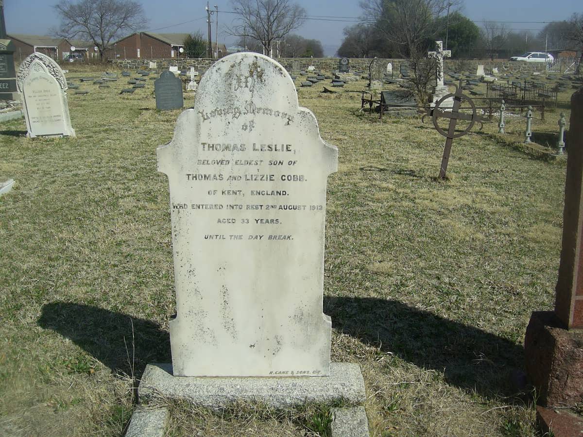 COBB Thomas Leslie  -1912