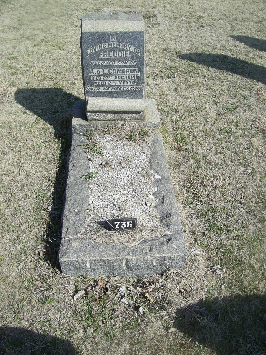 CAMERON Freddie  -1914