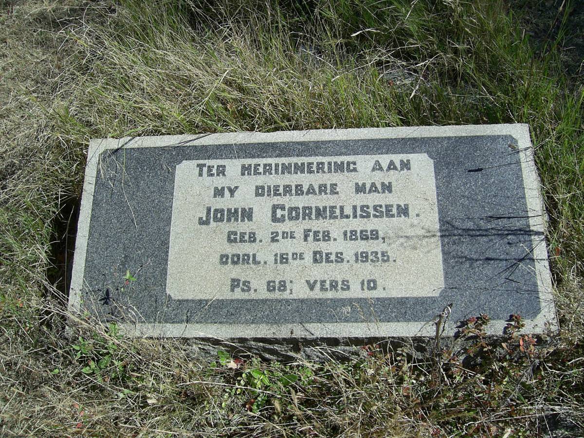 CORNELISSEN John 1869-1935